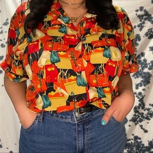 Vintage Nicola Purse Pattern Blouse